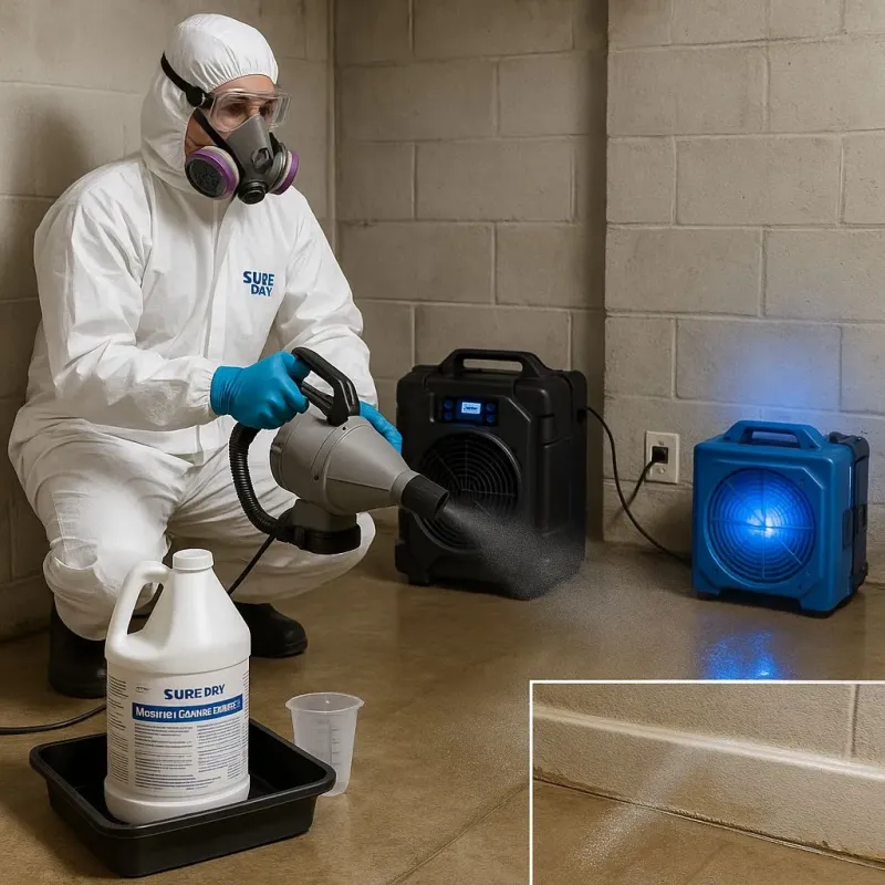 Sanitization and Odor Removal process in Merchantville, NJ