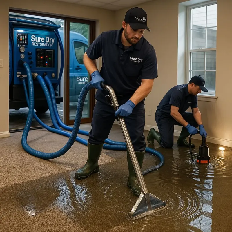 Water Extraction and Removal process in Merchantville, NJ